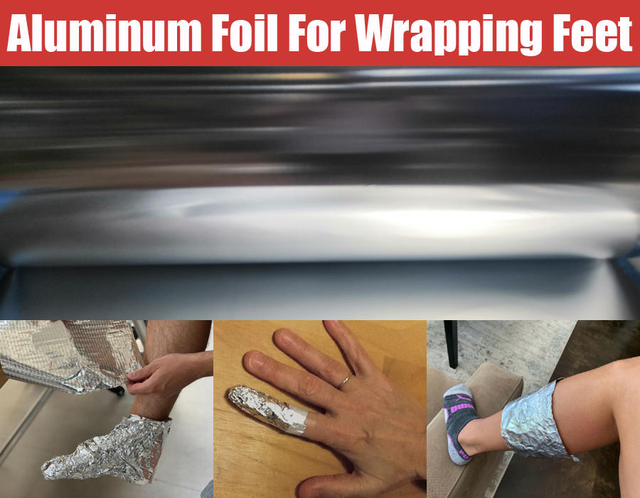 Aluminum Foil For Wrapping Feet