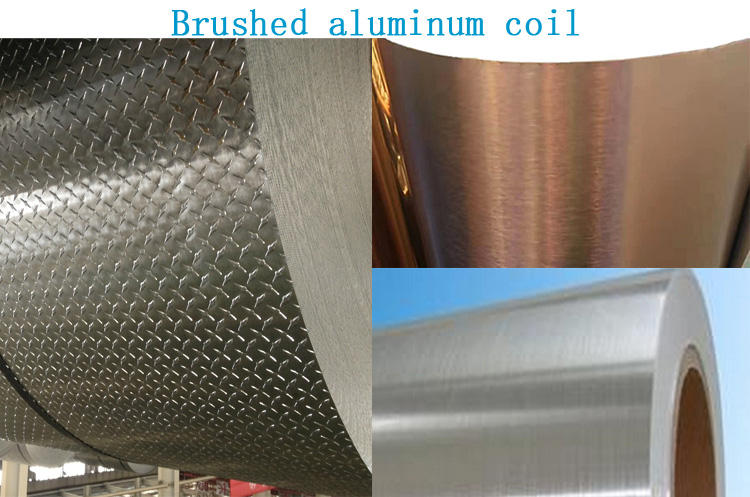 Brushed aluminum coil