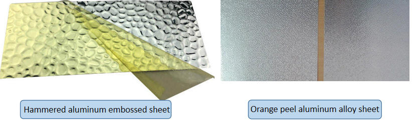 Orange peel aluminum sheet,hammered aluminum embossed sheet