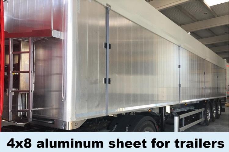4x8 aluminyo sheet para sa mga trailer