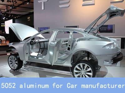 5052 alluminio per produttore di automobili
