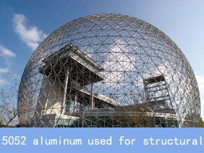 5052 de aluminio para para estructural