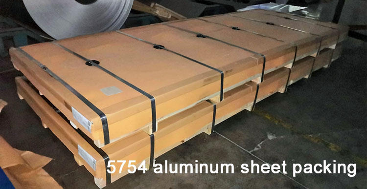 5754 emballage en tôle d'aluminium