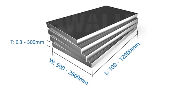 1 pieza de placa de uso general de acero plano de aluminio 6061 resistente a la corrosión 10 mm x 40 mm x 500 mm 