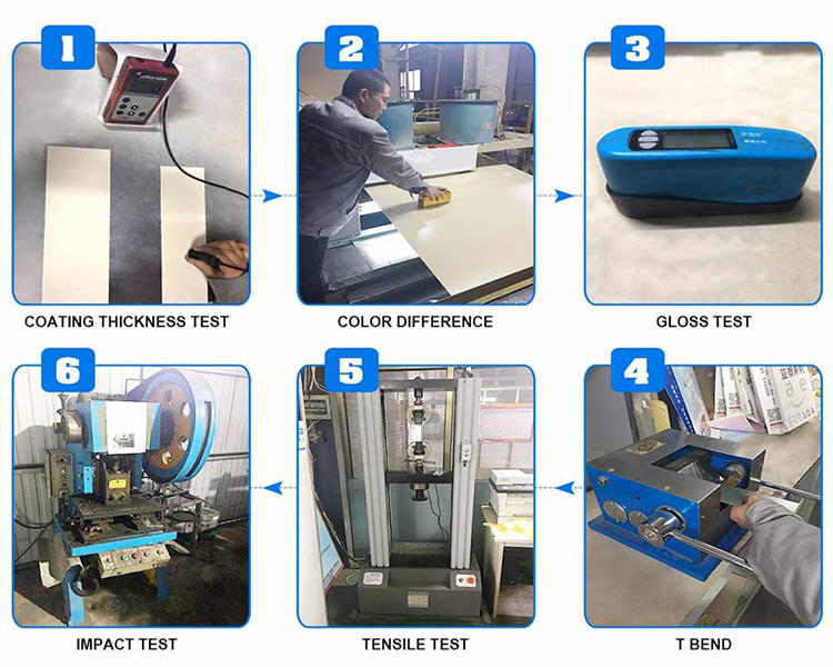 Six Quality Control Processes Of Huawei Color-coated Aluminum Sheet