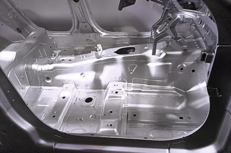 Aluminum car bottom