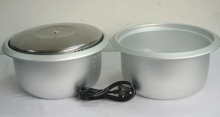 Aluminum cooking pot for household appliances