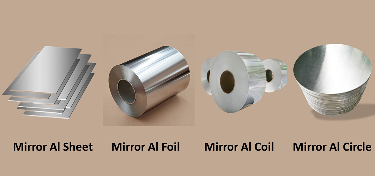 Anodized mirror aluminum alloy