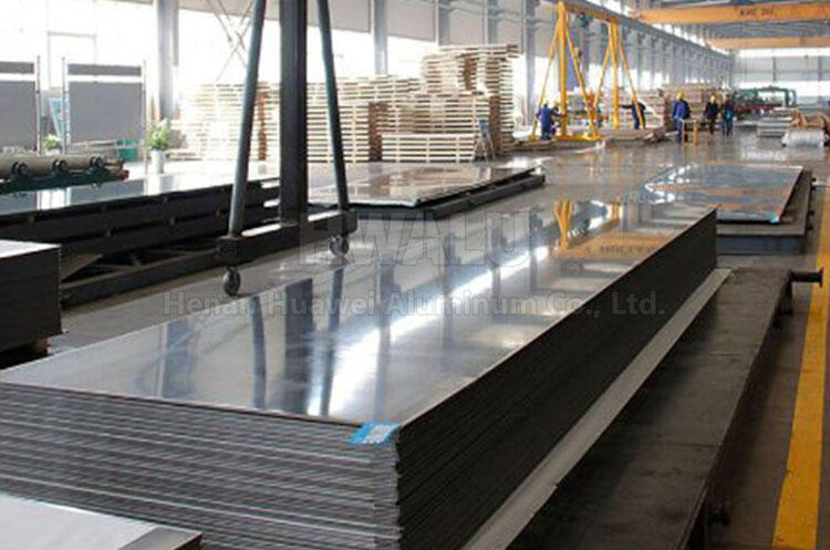 Aluminum plate for machinery 
