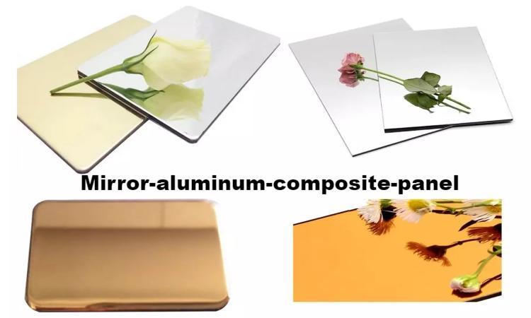 Espejo-aluminio-panel compuesto