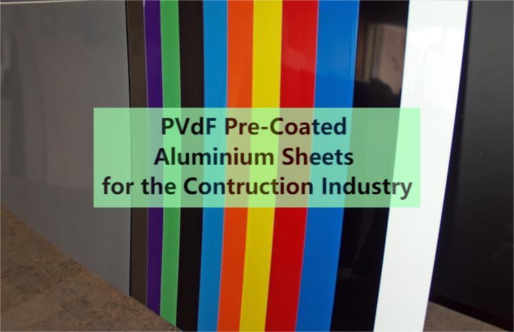 Hoja de aluminio pre-revestida de PVdF