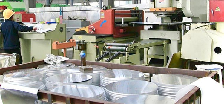 Production of 3xxx series aluminium circles