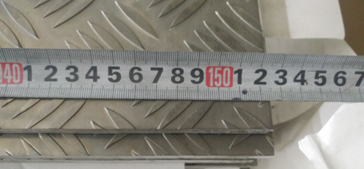 Size Measurement Of 6061 Diamond Aluminum Tread Plate