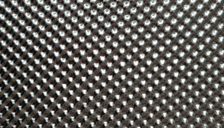 Spherical pattern aluminum plate