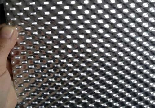 Plat aluminium corak lentikular