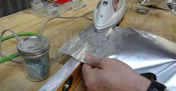 aluminium foil jumbo roll untuk membuat paket