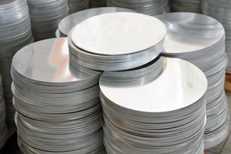 placa redonda de aluminio