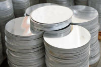 plaque ronde en aluminium