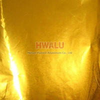 foglio di alluminio dorato