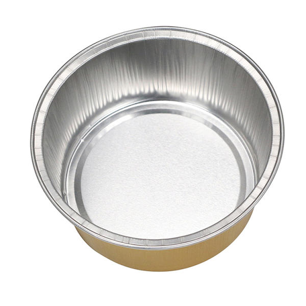 small disposable aluminum foil trays containes