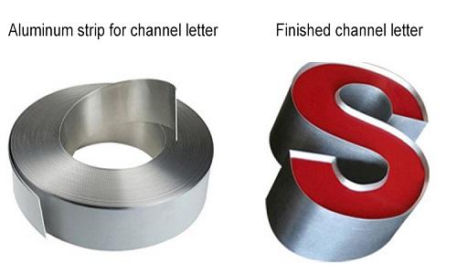 aluminum strip channel letter
