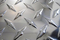 hoja de aluminio con relieve de diamante