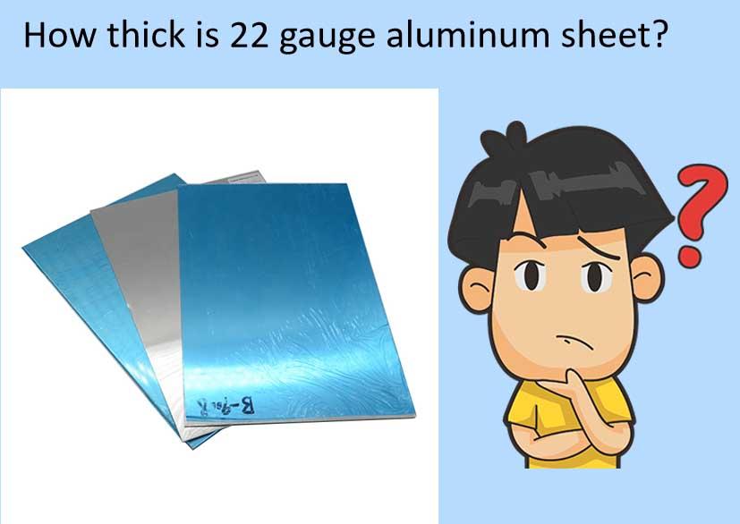 22 calibro lamiera di alluminio