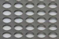 Oval hole perforated sheet