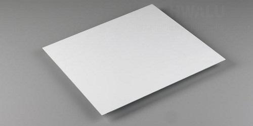 white coated aluminum sheet